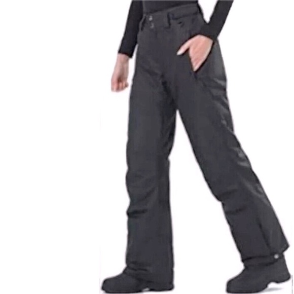 MARKER Ski & Snow Board Pants Aqua Guard Stretch Rotofil Fabrics Black Si… - Picture 1 of 15